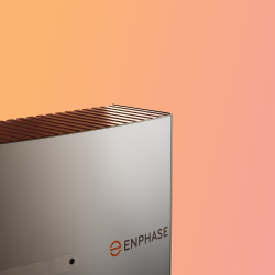 Close up of Enphase IQ battery